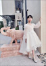 格素凡女童公主裙兒童高端禮服花童婚禮小女孩生日禮服主持人鋼琴演出服 主圖款 110 曬單實(shí)拍圖