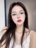 LOHO無框眼鏡女近視可配度數(shù)防藍光純欲超輕高級感無邊框眼睛鏡架 曬單實拍圖