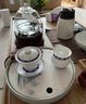 泱青韻蓋碗茶具手繪青花玲瓏瓷單個陶瓷泡茶碗功夫茶具家用三才蓋碗茶杯 纏枝玲瓏【170ML】 曬單實拍圖
