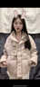派吉鯊深秋冬裝搭配棉服女茶系穿搭微胖時(shí)尚赫本風(fēng)感棉衣棉服女冬日穿搭 單件外套【冬裝2023年新款溫柔系 S 70-105 曬單實(shí)拍圖
