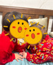 巴拉巴拉童裝寶寶套裝嬰兒衣服2025新款運動兩件套兒童加絨喜慶上衣加厚潮 紅色調(diào)00366 90 曬單實拍圖