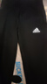 阿迪達斯（adidas）男褲 25秋季新款運動(dòng)褲跑步訓練褲子棉質(zhì)透氣休閑束腳針織長(cháng)褲 紳士黑/雙層針織/主推款 S 碼【165-170cm/110-120斤】 曬單實(shí)拍圖