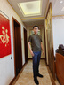 SATCHI沙馳男裝男士長(cháng)褲2025春夏新款四面高彈都市通勤易打理修閑褲男 深藍 32 曬單實(shí)拍圖