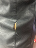 啄木鳥（TUCANO）夾克男士立領(lǐng)商務(wù)休閑簡約時尚百搭加絨皮衣外套男裝 黑色 2XL 曬單實拍圖