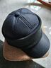 佰吉川 冬季棉帽保暖帽子老人秋冬天加絨加厚護耳護臉棒球帽男士毛線(xiàn)圍子 黑色 均碼 曬單實(shí)拍圖