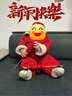 戴維貝拉（DAVE＆BELLA）過(guò)年加絨加厚秋冬連體衣嬰兒衣服新生兒冬季外出服寶寶新年拜年服 紅色DB12022-N 90cm （建議身高80-90cm） 曬單實(shí)拍圖
