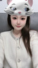 Mandy Zhang法式蘇力羊駝毛小香風針織開衫外套女釘珠白色短款毛衣 雅致白 M 曬單實拍圖
