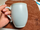 青澹汝窯會(huì )議陶瓷杯茶杯茶具景德鎮家用泡茶水杯可養純手工洛神杯 洛神杯 天青色 曬單實(shí)拍圖