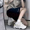 NKXYM2K老爹鞋莆田純原tekno男鞋女鞋純白宇航員灰色復古休閑鞋ins風 m2k白藍大勾（純原） 38 曬單實拍圖