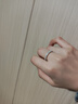 維勒法莎情侶戒指一對S999銀時尚簡約對戒求婚結(jié)婚刻字生日禮物送男女友 單戒S999銀閉口版需定制留言款式 曬單實拍圖