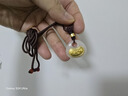 周生生財(cái)納四海金鑲玉古法黃金項(xiàng)鏈荷包吊墜繩鏈款94438Z定價(jià) 70厘米 曬單實(shí)拍圖