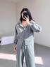 梵希蔓（vimly）杏色優(yōu)雅淑女連帽衛衣套裝女兩件套2025年春秋新款休閑套裝 M5399 杏色 M 曬單實(shí)拍圖