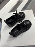 EXULL依思Q厚底樂福鞋女鞋2025春季新款百搭小皮鞋英倫風(fēng)小個(gè)子增高時(shí)尚單鞋 黑色 37 曬單實(shí)拍圖