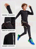安德瑪（Under Armour）兒童長(cháng)袖T恤男童衣服套頭衫圓領(lǐng)衛衣上衣243124169 黑色 160cm  曬單實(shí)拍圖