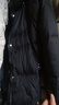 鴨鴨（YAYA）奢金羽絨服女冬季新款極寒長款過膝情侶男女同款加厚保暖外套 黑金色 S (建議90-115斤) 曬單實拍圖
