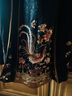 璽玥中國風(fēng)花羅香云紗高端鳳凰刺繡新中式重工馬面裙女休閑半身裙 黑色 L （105~125斤） 曬單實(shí)拍圖