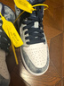 NIKE耐克Air Jordan 1 Low AJ1水洗丹寧牛仔藍(lán)男子低幫板鞋 CZ8455-100 40 曬單實(shí)拍圖