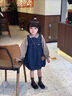 G.DUCKKIDS小黃鴨童裝女童春裝套裝春秋2025新款兒童碎花襯衫牛仔裙子兩件套 圖片色 90 建議1~2歲【 80-90cm】cm 曬單實拍圖