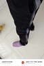 GXG 男裝 黑色肌理絨感寬松束腳休閑褲男士 23年冬季 黑色 165/S 曬單實(shí)拍圖
