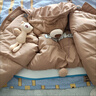 曇蓓漫tw小熊羽絨服可拆卸可愛連帽羽絨棉服女冬學(xué)生加厚保暖棉衣面 卡其色【棉服款】 優(yōu)質(zhì) S 80-100斤 曬單實(shí)拍圖