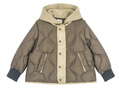 M.Latin/馬拉丁童裝兒童羽絨服24冬新款男女大童輕薄羽絨服 淺咖 150cm 曬單實拍圖