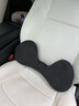 3W汽車(chē)頭枕特斯拉modely/3專(zhuān)用護頸枕適車(chē)載頭枕座椅靠枕內飾 新款頭枕腰靠【一套】 黑色 曬單實(shí)拍圖