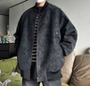 NY-MR潮牌麂皮夾克男春秋季日系復古PU外套休閑寬松棒球服學(xué)生機車(chē)男裝 GS-6823#棕色 XL 曬單實(shí)拍圖