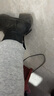 ZHR短靴女英倫風(fēng)加絨保暖女靴氣質(zhì)粗跟顯瘦馬丁靴女 BL206B 黑色 39 曬單實(shí)拍圖