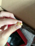 潮宏基 萌吉蛇有錢(qián)花蛇年黃金耳釘女本命年生肖蛇送女友生日禮物 計價(jià) 一對款(AB款) 含硅膠耳堵 1.15g 曬單實(shí)拍圖