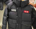 波司登（BOSIDENG）【太空聯(lián)名】羽絨服新國標90絨男女短款升級3.0科技鎖溫保暖外套 星辰藍5767 M 165/88A 曬單實拍圖