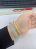 皇顏七夕情人老鳳凰古法傳承閉口金手鐲素圈金實(shí)心光圈金包銀鐲子三金 古法傳承手鐲 約40克 款 圈口備 曬單實(shí)拍圖