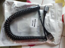 CYHDMI2.0 4k高清線micro mini hdmi迷你4k高清線傳輸數(shù)據(jù)鋁殼彈簧拉伸延長線HDMI2.1公彎頭彈簧線8K 左彎MINI-HDMI2.0公對HDMI公4K 8k長度1m，4k長 曬單實(shí)拍圖