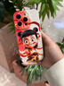 優(yōu)思頓哪吒手機殼蘋果16promax新款敖丙2025敖光iphone13申公豹15pro全包max超火16女款14軟殼16pro 【哪吒-簡約】硅膠軟殼-手感舒適 iPhone 15 Pro Max 曬單實拍圖