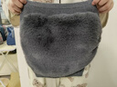 南極人羊絨保暖護腰帶 男女士護腰護肚子 腹部防寒神器 塑形美體腰圍套 【羊絨加兔毛】黑色 M 曬單實(shí)拍圖