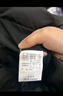 太平鳥女裝羽絨服連帽長款女冬面包服寬松外套絎縫泡芙 黑色 XS  曬單實拍圖