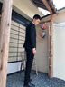 羅蒙西服套裝男士商務(wù)修身西裝男職業(yè)正裝小西服新郎伴郎結婚禮服外套 黑色2扣單件西服+6件禮品 2XL 【建議體重126-140斤】 曬單實(shí)拍圖