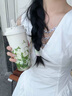 Lizclaiborne高顏值咖啡杯實(shí)用伴手禮女領(lǐng)導(dǎo)畢業(yè)禮物送老師生日禮物送女友老婆 【梵高禮盒】白玫瑰-316內(nèi)膽 禮盒套裝+賀卡代寫+順豐包郵 曬單實(shí)拍圖