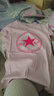 Converse 匡威兒童裝夏季女童t恤新款純棉透氣上衣圓領(lǐng)外穿休閑百搭短袖 櫻花粉 130 /64 【建議身高116-122cm】 曬單實(shí)拍圖