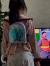 TigerFamily虎米兒童斜挎包女童背包小學(xué)生可愛高顏值出行幼兒園公主新年禮物 曬單實(shí)拍圖