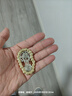 大小齒輪陀螺鏈齒飛輪鏈條指尖陀螺無聊解壓神器齒輪機械金屬玩具 如圖金色 曬單實拍圖