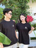GENIOLAMODE短袖t恤男簡(jiǎn)約夏季新款白色純棉寬松大碼男生日系潮流男裝ins半袖 黑色(熊貓趴胸標(biāo)) XL (180) 曬單實(shí)拍圖