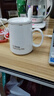 興順謙水杯咖啡杯馬克杯帶蓋勺茶杯杯子女學(xué)生韓版情侶杯子陶瓷家用可愛(ài) 白色款杯子帶蓋勺 430ml 曬單實(shí)拍圖