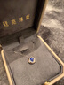 廷亮 0.5克拉皇家藍(lán)藍(lán)寶石項(xiàng)鏈18K金鑲嵌鉆石彩寶吊墜 現(xiàn)貨配18K金項(xiàng)鏈 曬單實(shí)拍圖