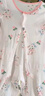 顆粒熊（KELIXIONG）夏季新款嬰兒衣服時(shí)尚寶寶長(cháng)袖連體衣兒童哈衣簡(jiǎn)約外出空調服 白色 66cm 曬單實(shí)拍圖