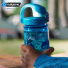 樂(lè )基因（nalgene） 飲水杯子水瓶塑料口杯美國進(jìn)口耐摔防漏便攜卡通男女學(xué)生耐高溫 藍色鯊魚(yú) 350ml 1263-0002 曬單實(shí)拍圖