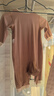 童泰（TONGTAI）嬰兒連體衣春秋季寶寶衣服新生兒哈衣無骨爬服加厚睡衣棕色73cm 曬單實(shí)拍圖