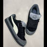 彪馬（PUMA）【面包鞋】經(jīng)典復(fù)古滑板鞋男女撞色休閑鞋SUEDE XL399099 黑色-迷霧灰-大理石灰-02 43 曬單實(shí)拍圖