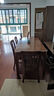 光明家具 實(shí)木餐桌餐廳家具飯桌俄羅斯水曲柳實(shí)木餐臺 4160 1.3米一桌六椅 曬單實(shí)拍圖