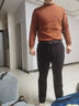 布先生熱膽小高領(lǐng)加厚長(cháng)袖打底白色T恤男春秋純色打底衫上衣KT01878 【小高領(lǐng)】鋼琴黑 2XL /185 曬單實(shí)拍圖