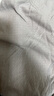 利工民秋蟬牌男士秋衣秋褲套裝全棉修身中老年保暖內(nèi)衣男薄款棉毛衫 32928-淺灰色褲子 105公分 曬單實拍圖